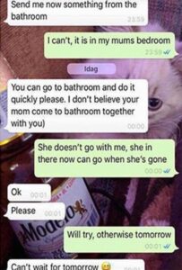 Второй скриншот из переписки Гоши и Яна в WhatsApp